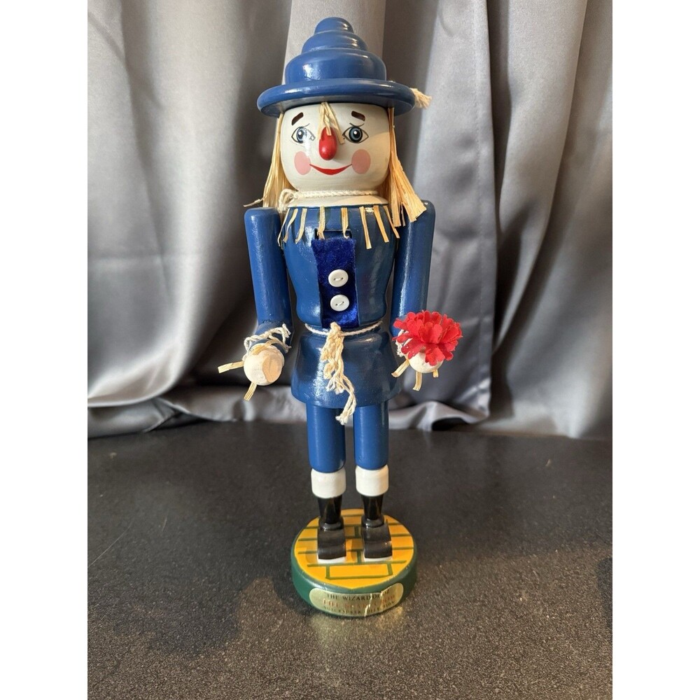 VTG Wizard Of Oz Scarecrow Nutcracker 14” Kurt Adler collectible Christmas w/box
